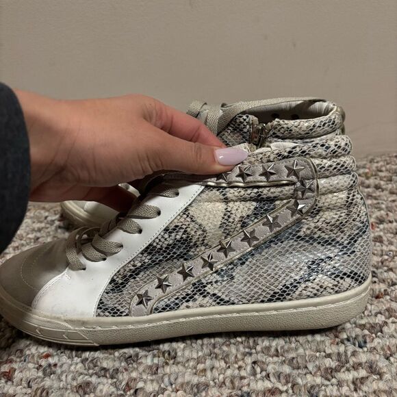 Vintage Havana Hi Top Sneakers Cliff Snake/Grey- Size 10 - Picture 5 of 9